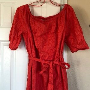 Off the shoulder dress